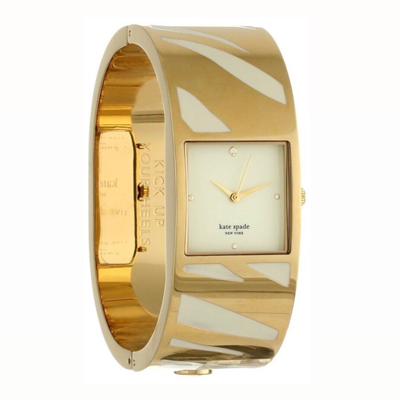 Kate Spade New York Delacorte Gold & White Watch